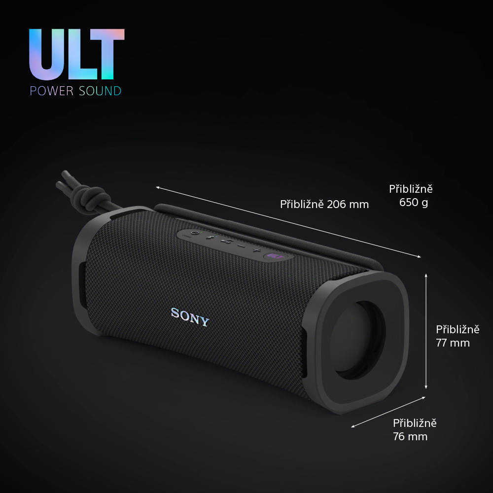 Prenosný reproduktor Sony ULT FIELD 1, čierna