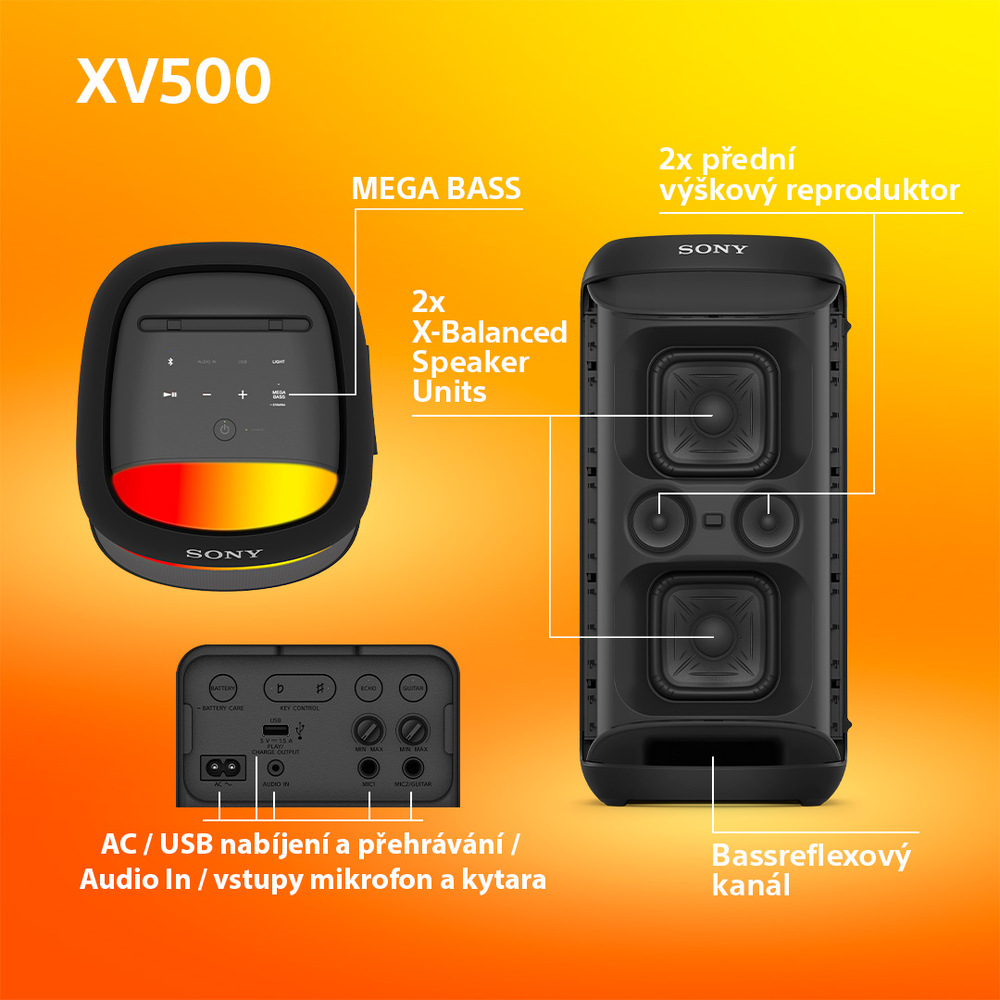 Party reproduktor Sony SRS-XV500
