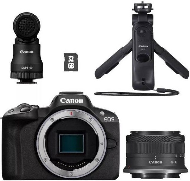Canon EOS R50 + RF-S 18-45 CREATOR KIT, čierna
