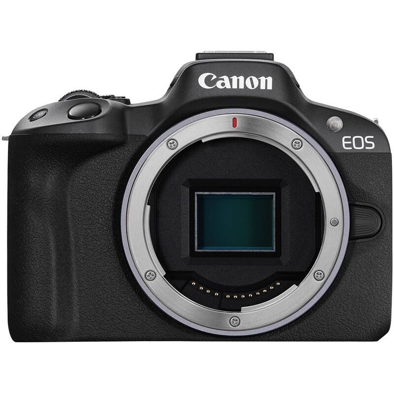 Canon EOS R50, čierna