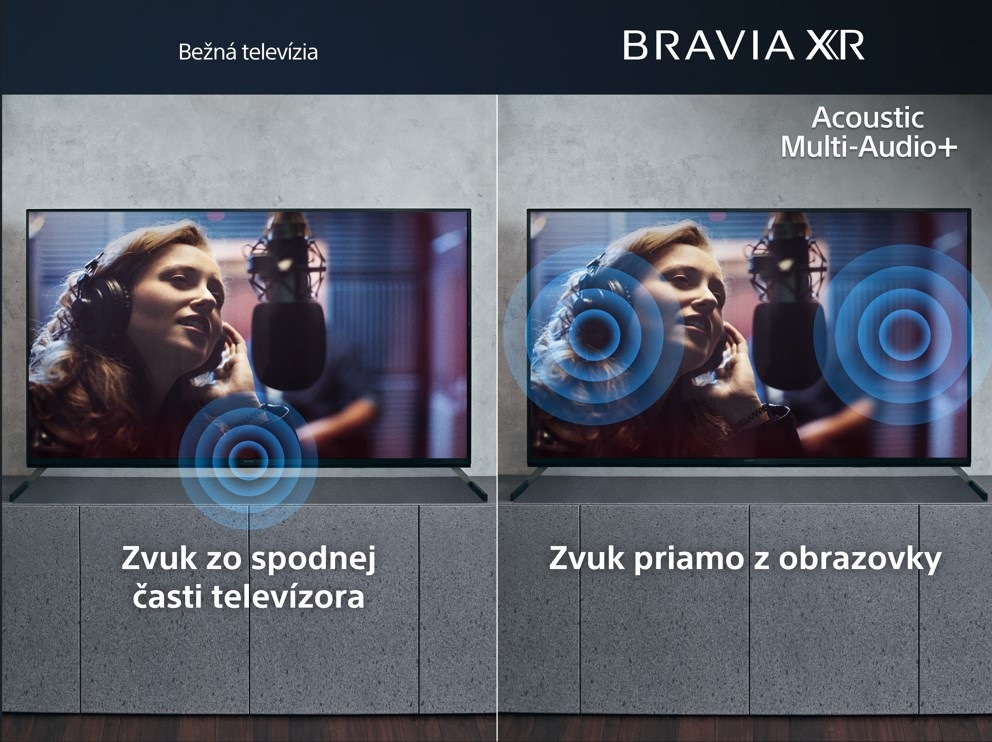 Mini LED televízor Sony Bravia XR-75X95L, acoustic multi audio