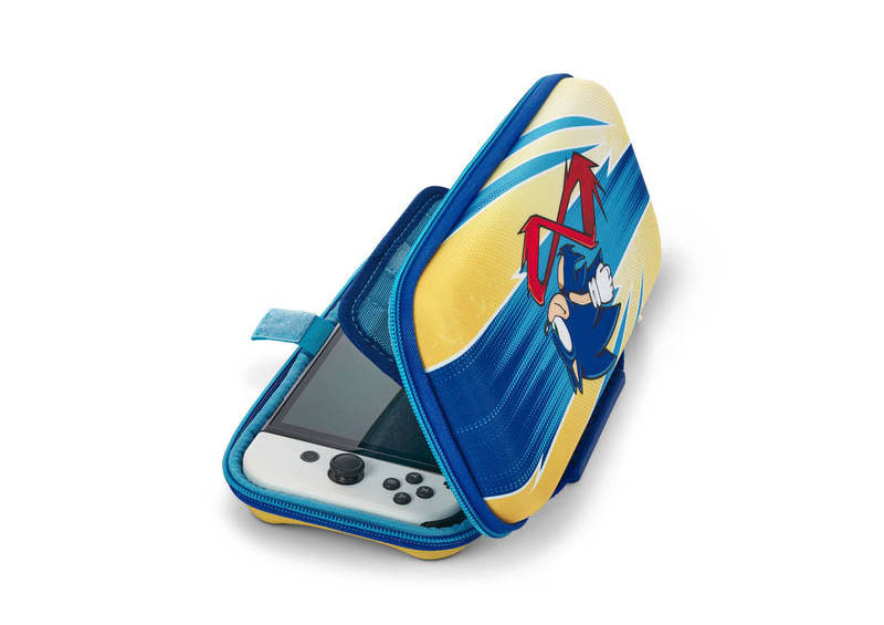 PowerA Protection pre Nintendo Switch / OLED / Lite - Sonic Peel Out (NSCS0209-01), modrá / žltá
