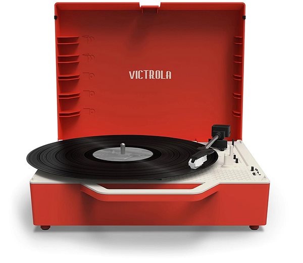 Gramofón Victrola VSC-725SB Re-Spin, červený