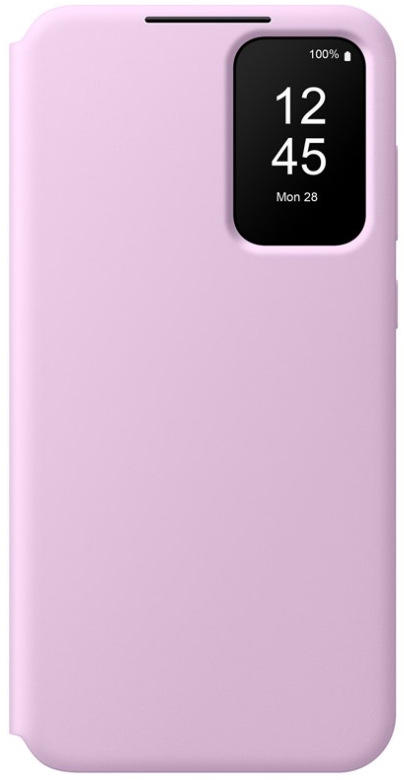 Puzdro na mobil flipové Samsung Smart View na Samsung Galaxy A35 - fialové