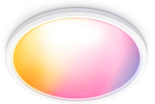 Stropné svietidlo WiZ SuperSlim Ceiling 22 W RGB - biele