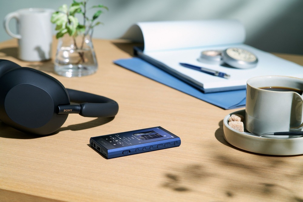 MP3 prehrávač Sony NW-A306L, modrý