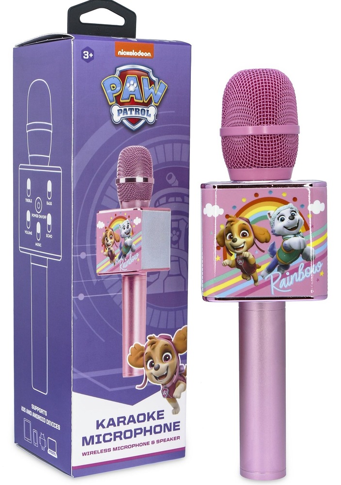 Karaoke mikrofón OTL Technologies PAW Patrol, ružový