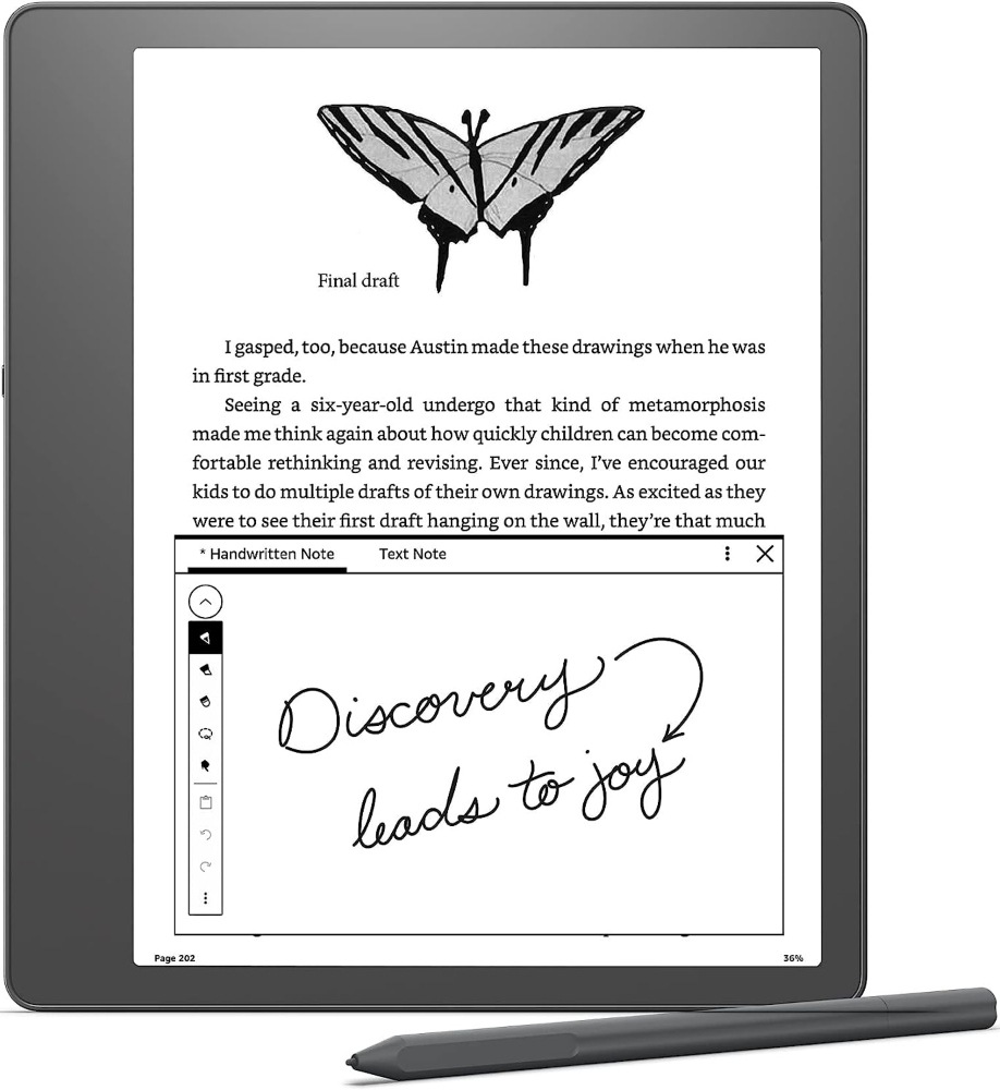 Amazon Kindle Scribe 2022 16 GB + štandardné pero (B09BS5XWNS), šedá