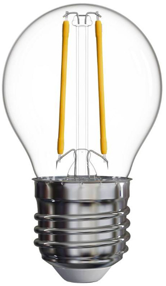 Žiarovka LED EMOS Filament Mini Globe, E27, 1,8 W, teplá biela