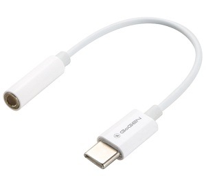 Kábel GoGEN USB-C (M) / 3,5 mm jack (F)