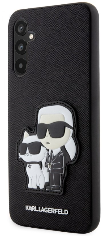 Karl Lagerfeld PU Saffiano Karl and Choupette NFT na Samsung Galaxy A54, čierna
