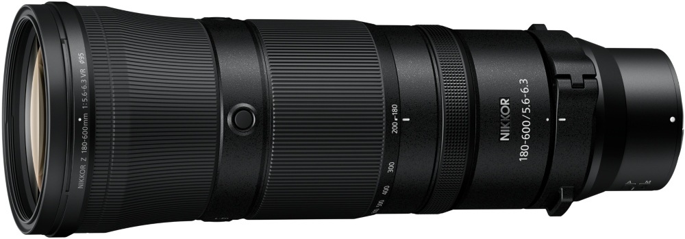Nikon NIKKOR Z 180 – 600 mm f/5.6 – 6.3 VR (JMA720DA), čierna
