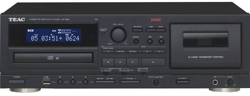 CD prehrávač Teac AD-850-SE, s kazetovou mechanikou