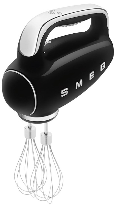 Ručný šľahač Smeg 50's Retro Style HMF01BLEU, čierny