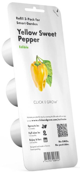 Semienka Click and Grow Sladká žltá paprika - 3 ks