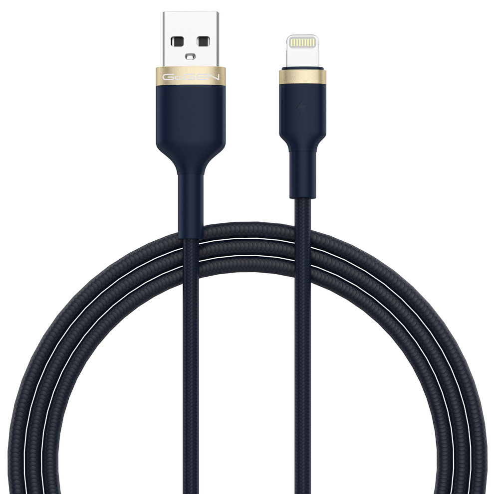 Kábel GoGEN USB-A / Lightning, modrá