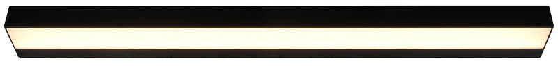 Nástenné svietidlo TRIO Rocco, 90 cm - čierne