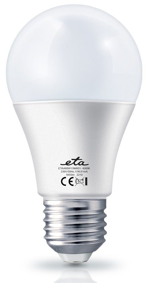 žiarovka ETAA60W11NW01 neutrálna biela