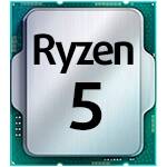Herné počítače s procesorom AMD Ryzen 5